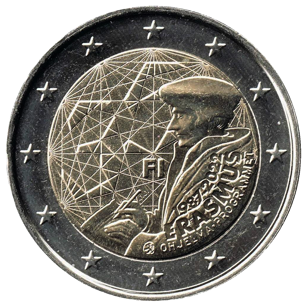2 euros conmemorativa 35º Aniversario del Programa Erasmus